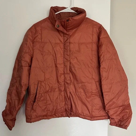 Madewell foxy travel puffer